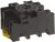 PF113A-N, 11 Pin 250V ac DIN Rail Relay Socket, for use with MKS Series