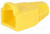 RJ45B/YELLOW, Корпус вилки RJ45, 6,5мм, Цвет желтый