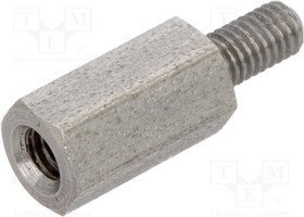 TFM-M3X10/DR244, Дистанцирующая стойка, Внутр.резьба M3, 10мм, Внешн.резьба M3