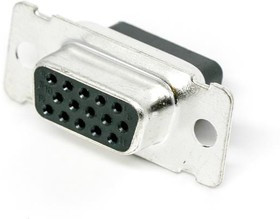 40-9415HDS, D-Sub High Density Connectors 15 POS. CRIMP FEMALE HI-DENS. GOLD PLTD.