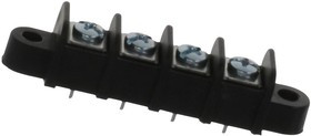 38740-6104, Клеммная колодка с перегородкой, 11.11 мм, 1 Ряд, 4 вывод(-ов), 22 AWG, 14 AWG, 15 А