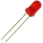GNL-3014HD, Светодиод красный 60° d=3мм 5-10мКд 700нМ (Red)