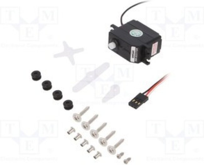 OKY8095, Двигатель: сервомеханизм, 4,8-6ВDC, mini, аналоговый, 19г, пластик