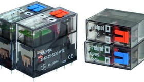 Реле RMP84-2012-25-5024-WTL, 2CO, 8A(250VAC), 24VAC, мех. индикация, тест-кнопка с блокировкой, LED, IP40