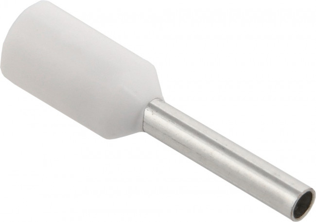 UGN10-C75-02-08, Наконечник кабельный НШвИ 0.75-8 белый Е7508 (100шт) UGN10-C75-02-08, Наконечник кабельный НШвИ 0.75-8 белый Е7508 (100шт)