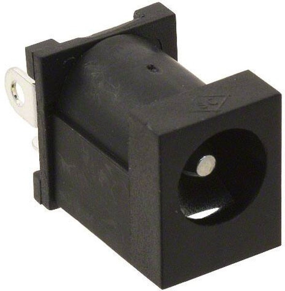 PJ-060B, DC Power Connectors 2.5x5.5mm power jack vertical th 1 switc