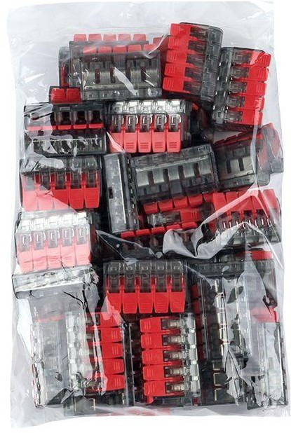 Клемма строительно-монтажная СМК 221-415 5-проводная 0.2-4кв.мм (уп.50шт) PROxima EKF plc-smk-221-415