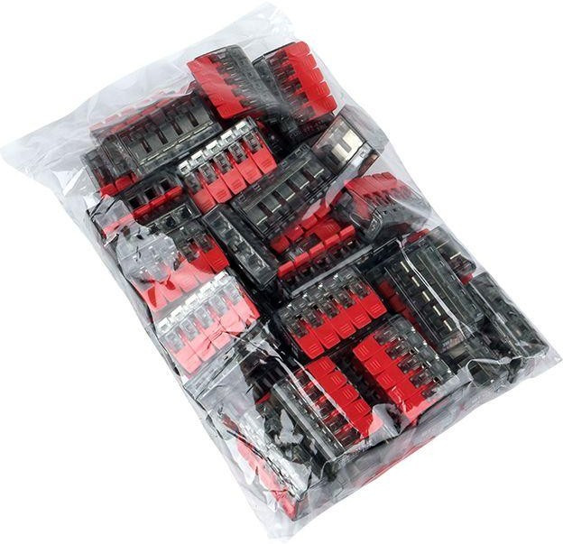 Клемма строительно-монтажная СМК 221-415 5-проводная 0.2-4кв.мм (уп.50шт) PROxima EKF plc-smk-221-415