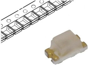 HSMR-C190, Светодиод синий матовый для поверхностного монтажа