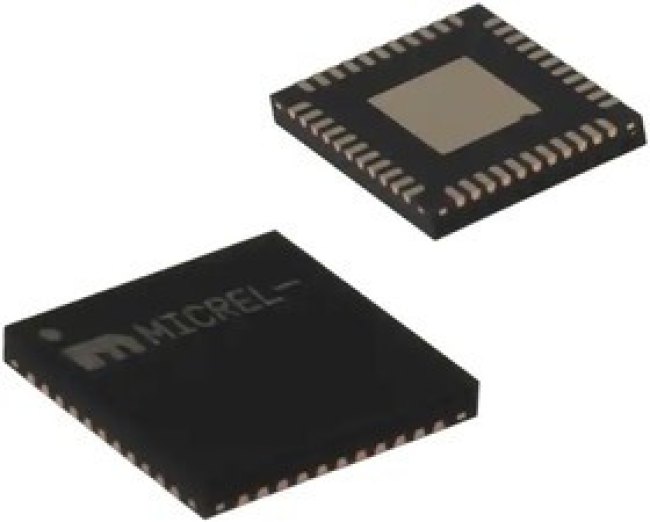 SY89465UMY, Clock Fanout Buffer 10-OUT 2-IN 1:10 44-Pin QFN EP Tray