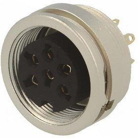 KFV-60, Разъем: M16, гнездо, "мама", пайка, PIN: 6, 5А, 250В, IP40, 0,75мм2