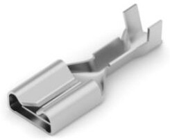 2238204-3, Terminals FASTON 250 STD REC S TR FCRIMP 22-18 TPBR