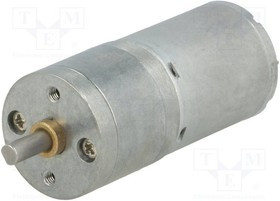 POLOLU-3207, Двигатель: DC, с редуктором, HP, 12ВDC, 5,6А, Ось: D профиль, 99: 1