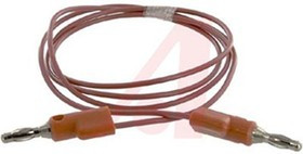 BU-2020-A-36-2, Test lead, 10A, 300V, Red, 90cm Lead Length