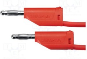 MFK151200-RT, Измерительный провод, 70ВDC, 33ВAC, 16А, с осевым гнездом 4мм MFK151200-RT, Измерительный провод, 70ВDC, 33ВAC, 16А, с осевым гнездом 4мм