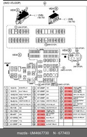 UM4667730, Реле MAZDA