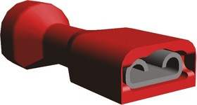 2-520274-2, Ultra-Fast .187 Red Insulated Female Spade Connector, Receptacle, 2.79 x 0.81mm Tab Size, 0.3mm² to