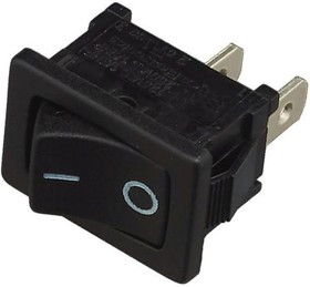 PRASA1-16F-BB0BW, Переключатель клавишный 6A/250В, 10А/125В