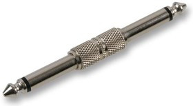 PSG02747, Переходник разъема, Моно - 6.35мм, 2 вывод(-ов), Штекер, Моно - 6.35мм, 2 вывод(-ов), Штекер