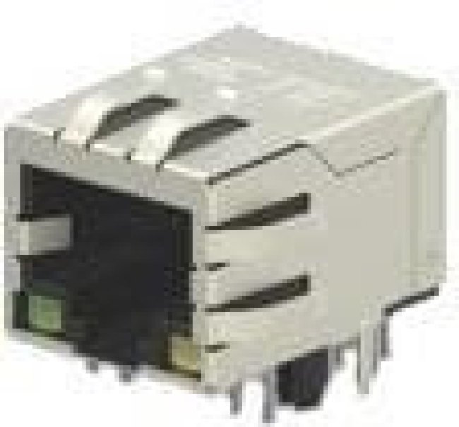 1-2301994-0, Modular Connectors / Ethernet Connectors 1GB LED 1X1 3.62mm plug