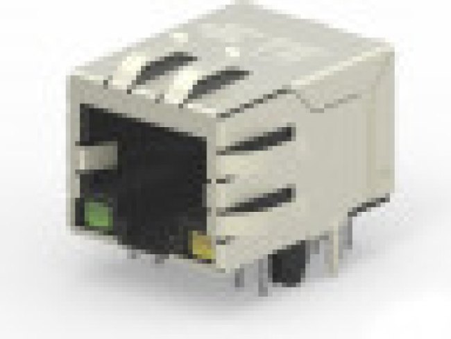 1-2301994-0, Modular Connectors / Ethernet Connectors 1GB LED 1X1 3.62mm plug