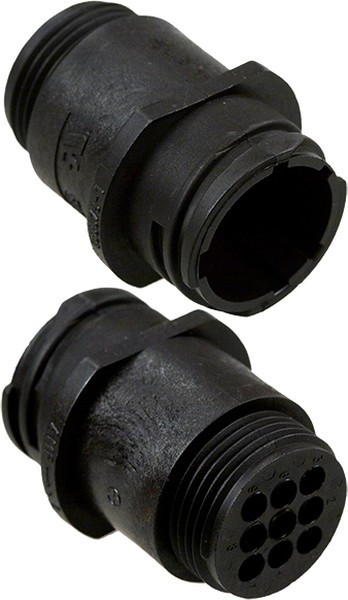 CPC-0-0183079-1, Вилка, "папа", PIN: 9, без контактов, CPC Series 1, на провод