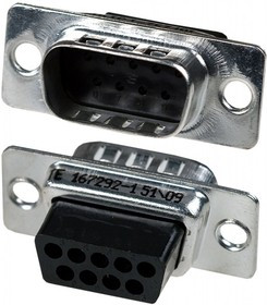 167292-1, D-Sub crimp plug-housing, Plug, DE-9, Crimp Terminal 167292-1, D-Sub crimp plug-housing, Plug, DE-9, Crimp Terminal