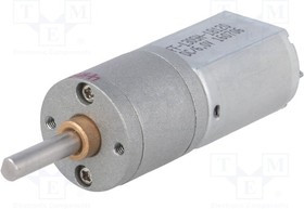 POLOLU-3473, Двигатель: DC, с редуктором, POLOLU 20D, 6ВDC, 3,2А, Ось: D профиль