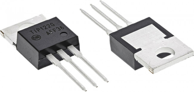 TIP122G, Биполярный транзистор, NPN, (Darlington), 100 В, 5 А, 65 Вт, [TO-220]