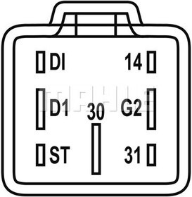 MHG 7, Реле предпускового подогрева