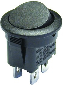 RRA22H3BBBNN, Rocker Switches SPST ON-OFF 10A BLK