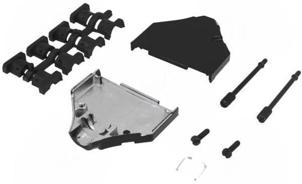 MHDTZK25-BK-K, Корпус: для разъемов D-Sub, D-Sub 25pin, D-Sub HD 44pin, прямой MHDTZK25-BK-K, Корпус: для разъемов D-Sub, D-Sub 25pin, D-Sub HD 44pin, прямой