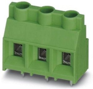 1714984, 32A 1000V Зеленый Прямой pin 9.52мм 1 3 P=9.52мм Клеммная колодка 1714984, 32A 1000V Зеленый Прямой pin 9.52мм 1 3 P=9.52мм Клеммная колодка