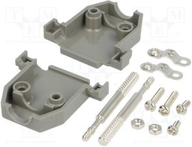 CCOV15-SCL-LG, Корпус: для разъемов D-Sub, D-Sub 15pin, D-Sub HD 26pin, прямой