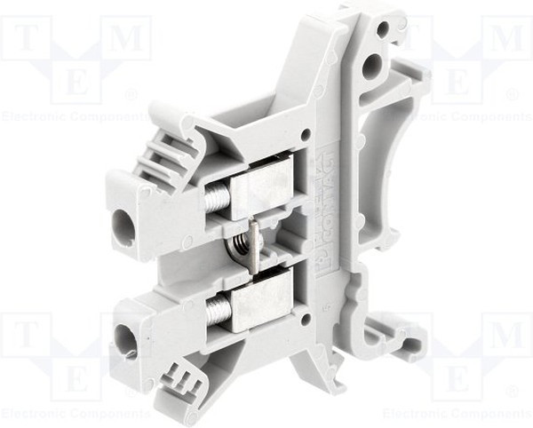 3003347, Клеммная колодка на DIN рейку, 2 вывод(-ов), 24 AWG, 14 AWG, 4 мм², Винт, 24 А