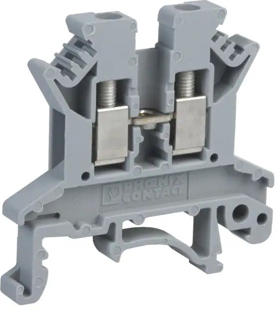 3003347, Клеммная колодка на DIN рейку, 2 вывод(-ов), 24 AWG, 14 AWG, 4 мм², Винт, 24 А