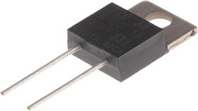 PWR220T-35-R100F, 100m Thick Film Resistor 35W ±1% PWR220T-35-R100F