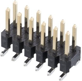 M20-8750642, Headers &amp; Wire Housings 2.54mm 6+6 DIL SMT P/HDR W/PEGS