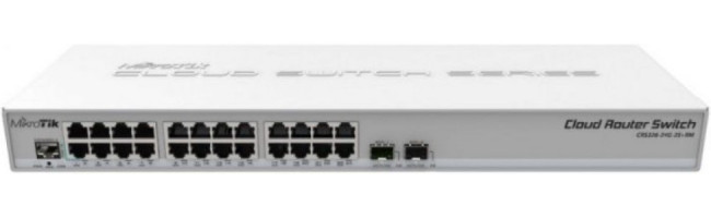 Маршрутизатор 24PORT 1000M CRS326-24G-2S+RM MIKROTIK Маршрутизатор 24PORT 1000M CRS326-24G-2S+RM MIKROTIK