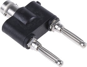 J01008A0620, Straight 50 RF Adapter BNC Socket to Banana Plug
