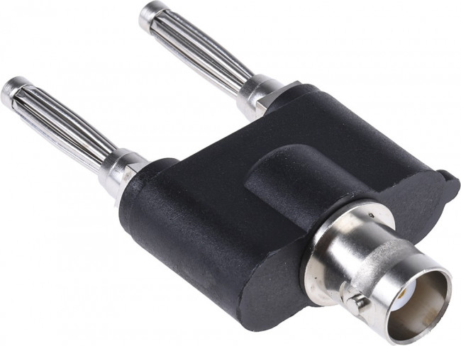 J01008A0620, Straight 50 RF Adapter BNC Socket to Banana Plug