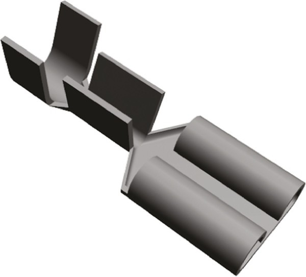 4-160256-2, Клеммы быстрого отключения, Серия FASTON 250, Гнездовой Быстрого Соединения, 6.35мм x 0.81мм 4-160256-2, Клеммы быстрого отключения, Серия FASTON 250, Гнездовой Быстрого Соединения, 6.35мм x 0.81мм