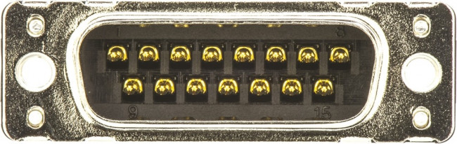 09652217701, D-Sub Standard Connectors DSUB SV ML SSDP STR 15P PL3 NUT M3