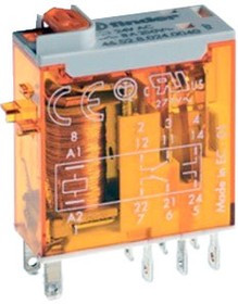 46.52.8.012.0020, Реле 12VAC 2 Form C 8А