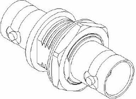 R142720700W, RF Adapters - In Series BNC 75 HDTV / BULKHEAD FEMALE-FEMALE ADAPTER R142720700W, RF Adapters - In Series BNC 75 HDTV / BULKHEAD FEMALE-FEMALE ADAPTER