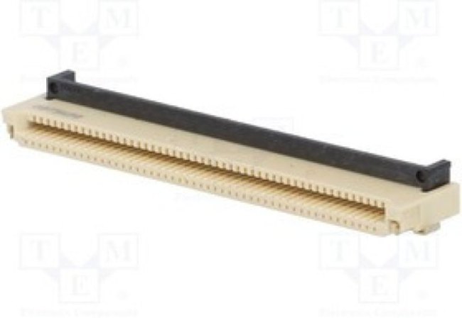XF3M50151BR100, Разъем: FFC (FPC), горизонтальный, PIN: 20, SMT, 0,5мм XF3M50151BR100, Разъем: FFC (FPC), горизонтальный, PIN: 20, SMT, 0,5мм