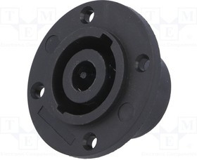 FM1285, Гнездо, для громкоговорителей, "папа", круглый, с фланцем, PIIN: 8