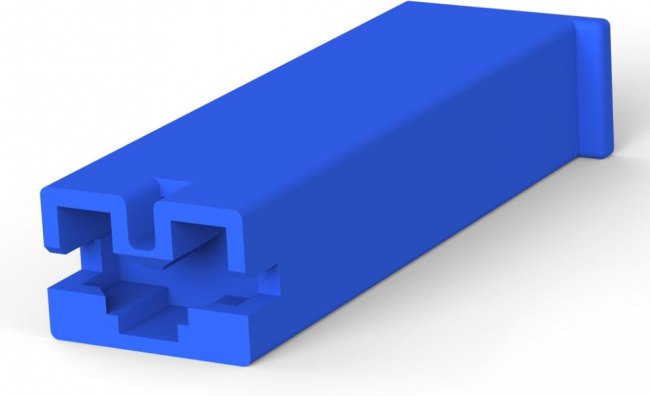 173974-6, Automotive Connectors 187 POSITIVE MK-2 REC 1P BLUE