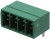 1844236, 160V 8A 4 Угловой 1 3.5mm Зеленый На плату-Cloe P=3.5mm Подключаемая Клеммная Колодка 1844236, 160V 8A 4 Угловой 1 3.5mm Зеленый На плату-Cloe P=3.5mm Подключаемая Клеммная Колодка
