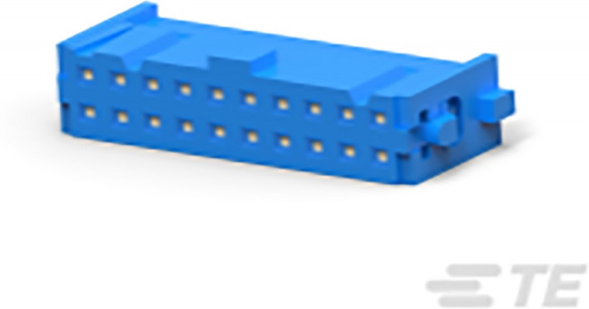 1-1761607-1, Headers &amp; Wire Housings 100X100 HDR 2X017P R/A LOW PROFILE